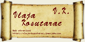 Vlaja Košutarac vizit kartica